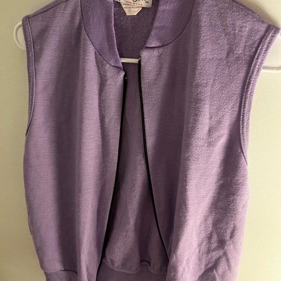 Vintage Julie Gurl Purple Vest - Picture 2 of 3